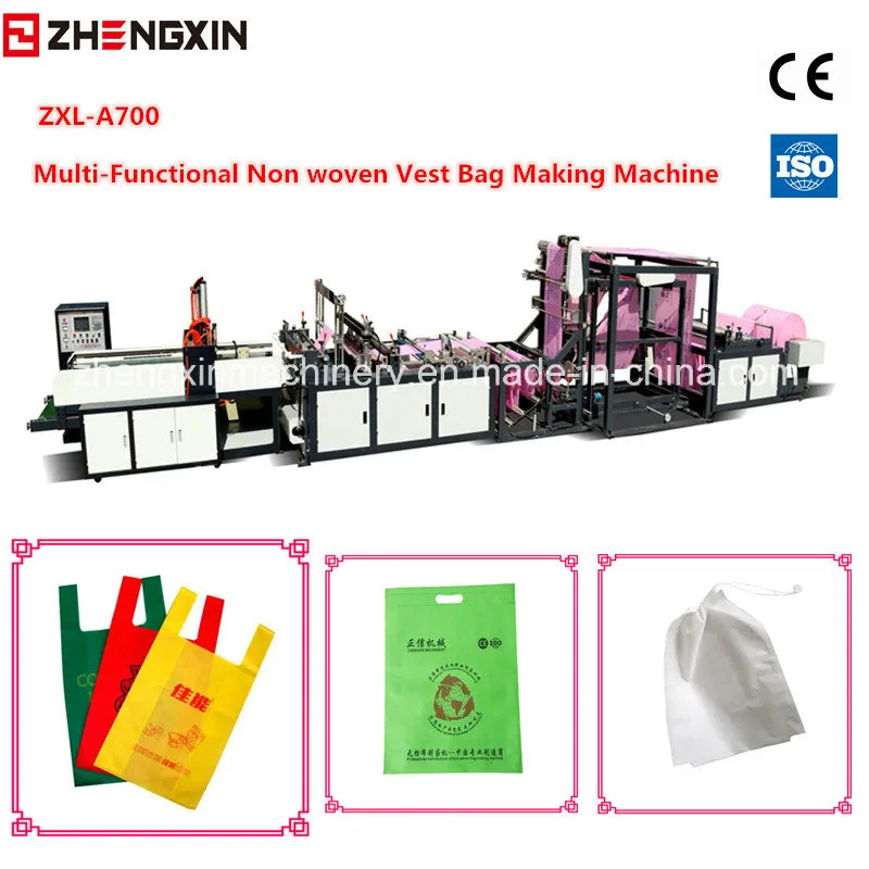 Vest Bag Making Machine Non Woven Bag Price Zxl-A700