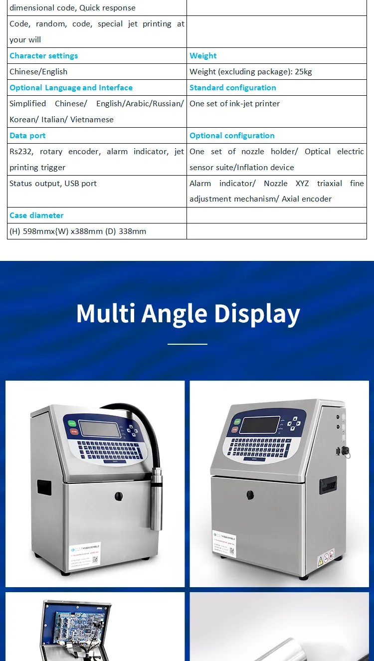 Water Bottle Product Day Printing Cij Printer Machine