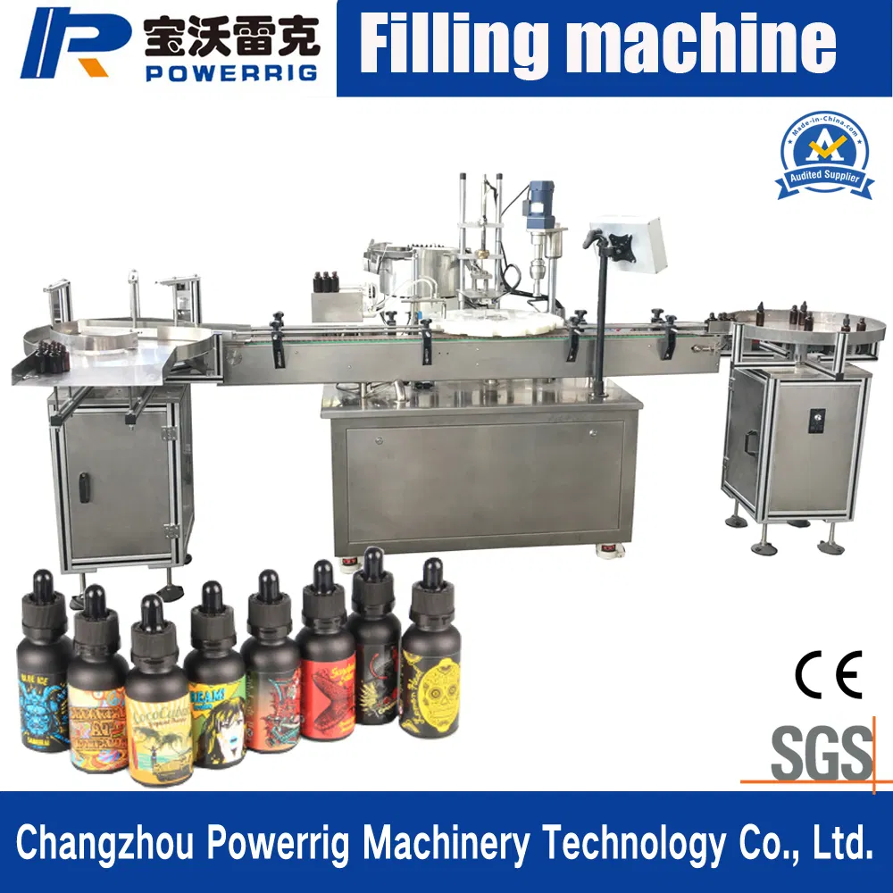 Widely Used E-Juice Filling Machine for Glass Bottle
