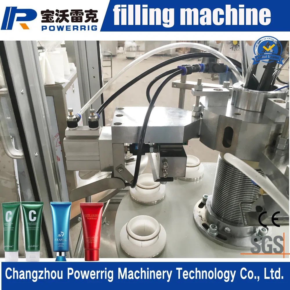 Widely Used Semi Automatic Cosmetic Filling Sealing Equipment with SGS and Ce Certification