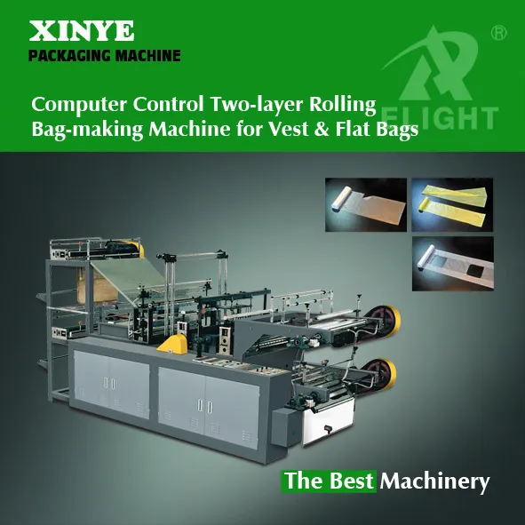 Xinye Two-Layer Rolling Vest Bag Making Machine