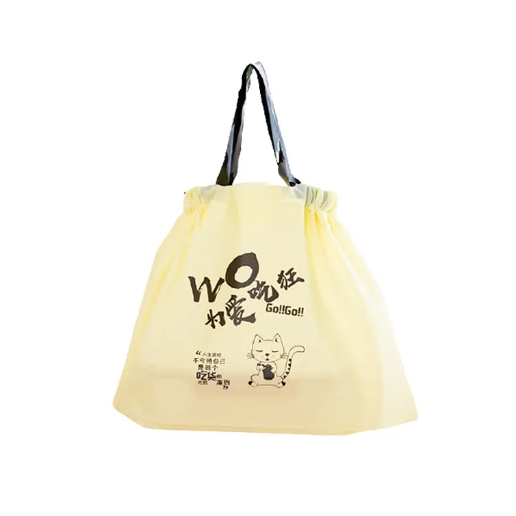 Zhongxin Manufacturer Rope Threading Shopping Plastic Bag Making Equipment