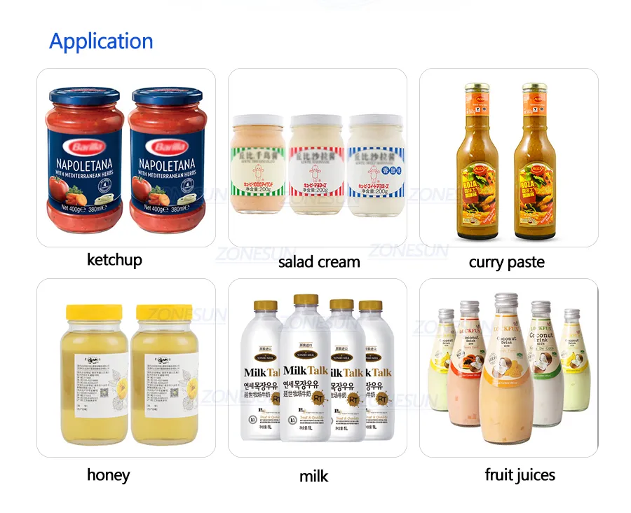 Zonesun Yt8t-8g Automatic Honey Fruit Juice Soap Detergent Paste 8heads Bottle Filling Machine Line with Cheap Price Filling Machinery