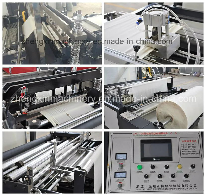 Zxl-C700 Tissue Multi-Function Non-Woven Box Bag Making Machine